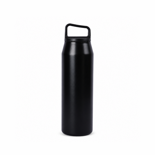 32oz Double-Wall Stainless Steel Insulated Outdoor Water Bottle with Screw-On Lid, Direct-Drink Spout and Carry Handle