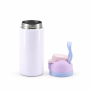 20oz Double-Wall Stainless Steel Insulated Water Bottle with Screw-On Locking Flip-Top Lid, Direct-Drink Spout and Carry Handle