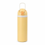25oz Double-Wall Stainless Steel Insulated Water Bottle with Screw-On Locking Flip-Top Lid, Direct-Drink Spout and Carry Handle
