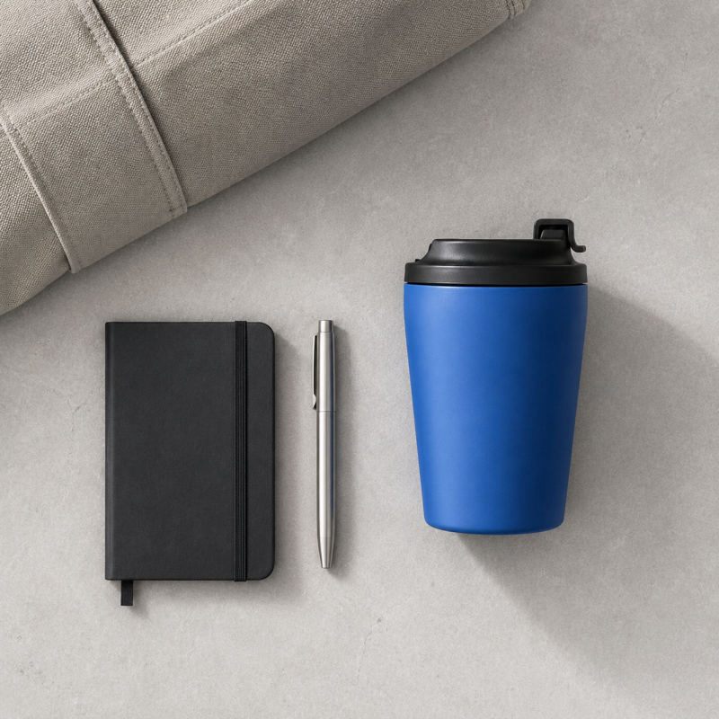 350ml Travel Coffee Mug with Flip-Top Sip Lid