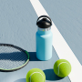 12oz Hot Selling Sports Wide Mouth Water Bottle with Carry Loop High Quality 