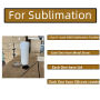 15oz Sublimation Tumbler Straight Blanks for Printing Sippy Cup