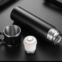 B500H - Stainless Steel Thermo 500ml Vacuum Insulated Bottle with Cup for Coffee Hot Cold drink