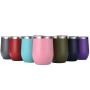 D350-12OZ Double Wall Stainless Steel Insulated Wine Tumbler