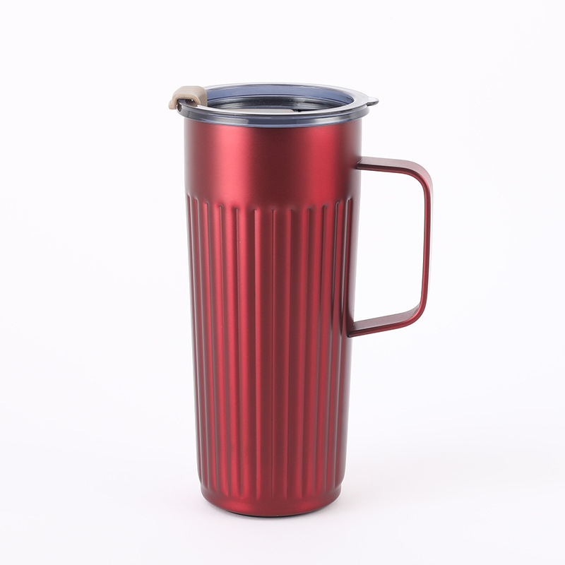HT500-17 oz Tumbler Mug with Handle Insulated Travel Coffee Mug with Handle, Double Wall Stainless Steel Vacuum Coffee