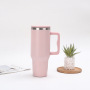 Q1200D-40OZ Tumbler with Handle and Straw Lid Tumbler Insulated Reusable Stainless Steel Water Bottle