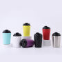 Q240A - 8OZ Wholeasale Eco Friend Double Wall Stainless Custom Wine Coffee Tumbler With Flip Lid