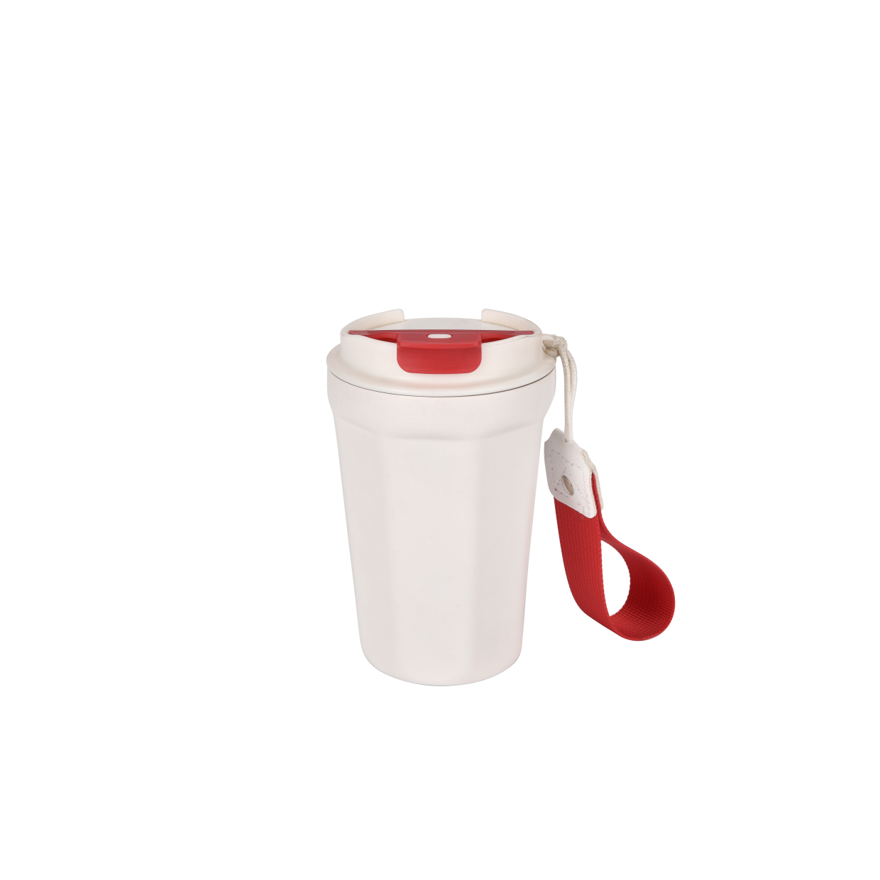 Q420A- 420ml Double Wall Stainless Steel Vacuum Coffee Mug Strap