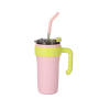 QT860-16oz Double Wall Stainless Steel Insulated Tumbler with Handle