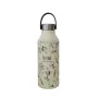 S500AK-500ml 3D floral pattern designDouble wall stainless steel vacuum bottle with handle
