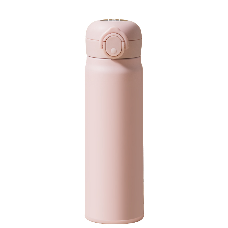 T500B-500ml Stainless steel insulated vacuum double wall bottle Lid with temperature display