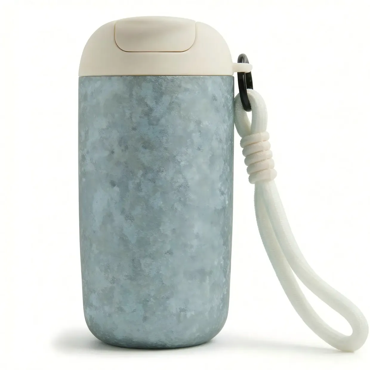 Ti350R-350ml Pure Titanium Double-Wall Vacuum Insulated Bottle, Lightweight & BPA-Free, for Hot & Cold Drinks
