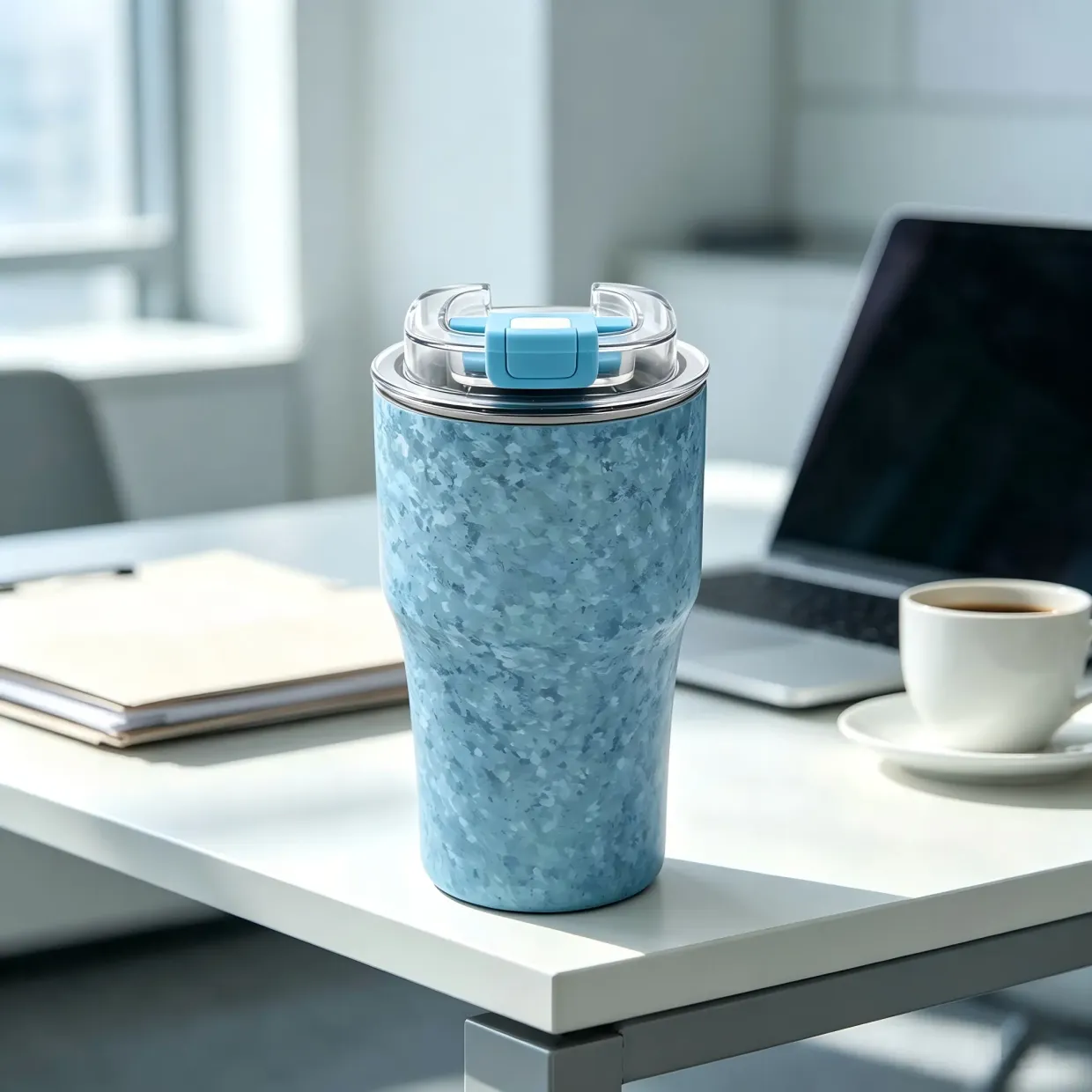 Ti380-380ml Pure Titanium Double-Wall Vacuum Insulated Bottle, Lightweight & BPA-Free, for Hot & Cold Drinks