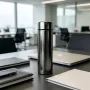 Ti500-500ml Pure Titanium Double-Wall Vacuum Insulated Bottle, Lightweight & BPA-Free, for Hot & Cold Drinks