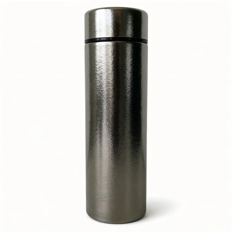 Ti500-500ml Pure Titanium Double-Wall Vacuum Insulated Bottle, Lightweight & BPA-Free, for Hot & Cold Drinks