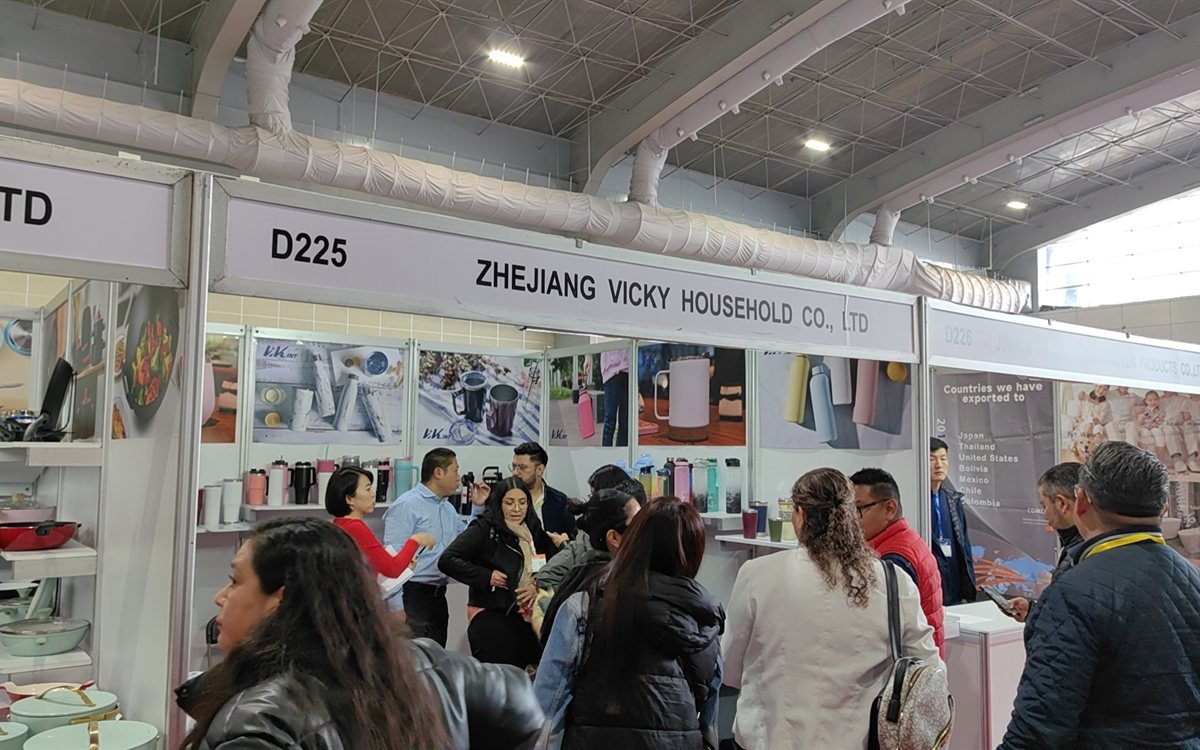 VK booth at an international trade fair