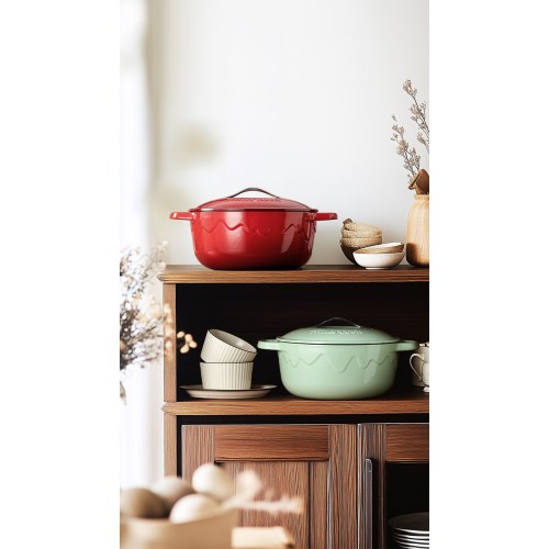 Alfetta Cast Iron 30cm Oval Casserole W/Lid Cast Iron