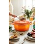 Alfetta Cast Iron 22cm Casserole W/Lid Cast Iron