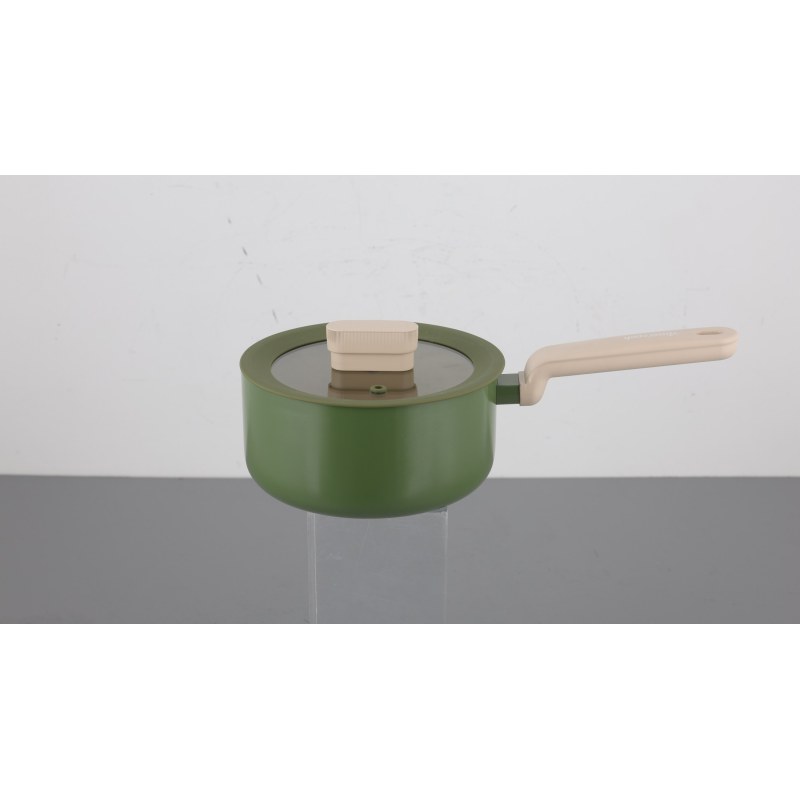 Amvegan 18cm Sauce Pan W/Lid Pressed Aluminum