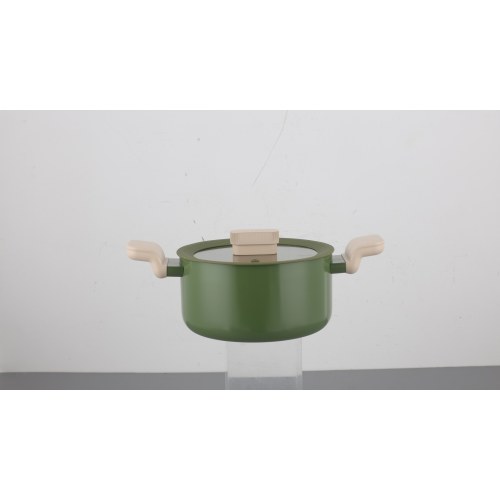 Amvegan 24cm Casserole W/Lid Pressed Aluminum