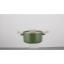 Amvegan 24cm Casserole W/Lid Pressed Aluminum