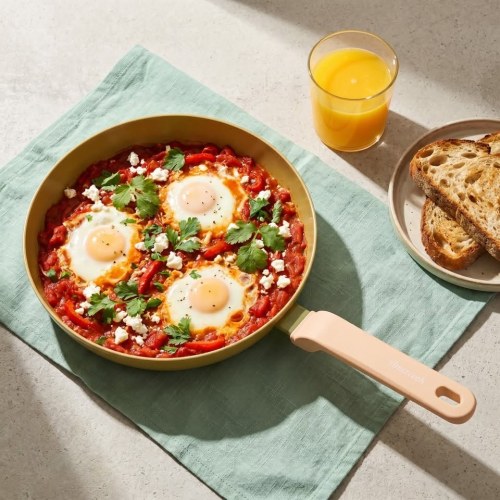 Amvegan 28cm Wok Pan Pressed Aluminum