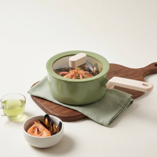 Amvegan 28cm Wok Pan Pressed Aluminum