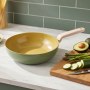 Amvegan 24cm Casserole W/Lid Pressed Aluminum