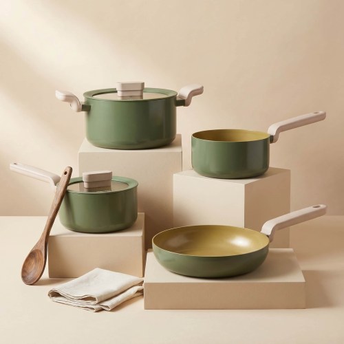 Amvegan 28cm Wok Pan Pressed Aluminum