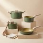 Amvegan 24cm Casserole W/Lid Pressed Aluminum