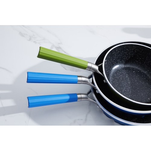 Artmartin 32cm Shallow Pot W/Lid Die-Cast Aluminum