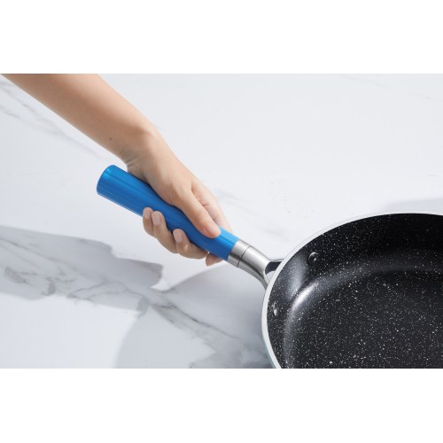 Artmartin 32cm Shallow Pot W/Lid Die-Cast Aluminum