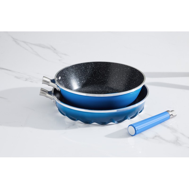 Artmartin 26cm Casserole W/Steamer +Lid Die-Cast Aluminum