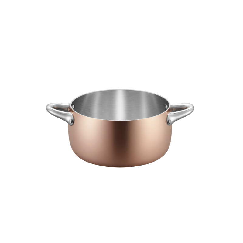 Stellar 20cm Casserole W/Lid Tri-Ply S.S