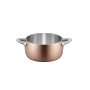 Stellar 20cm Casserole W/Lid Tri-Ply S.S