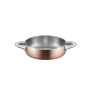 Stellar 20cm Casserole W/Lid Tri-Ply S.S