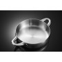 Stellar 20cm Casserole W/Lid Tri-Ply S.S