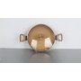 Terracotta 20cm Casserole W/Lid Pressed AL