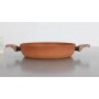 Terracotta 20cm Casserole W/Lid Pressed AL