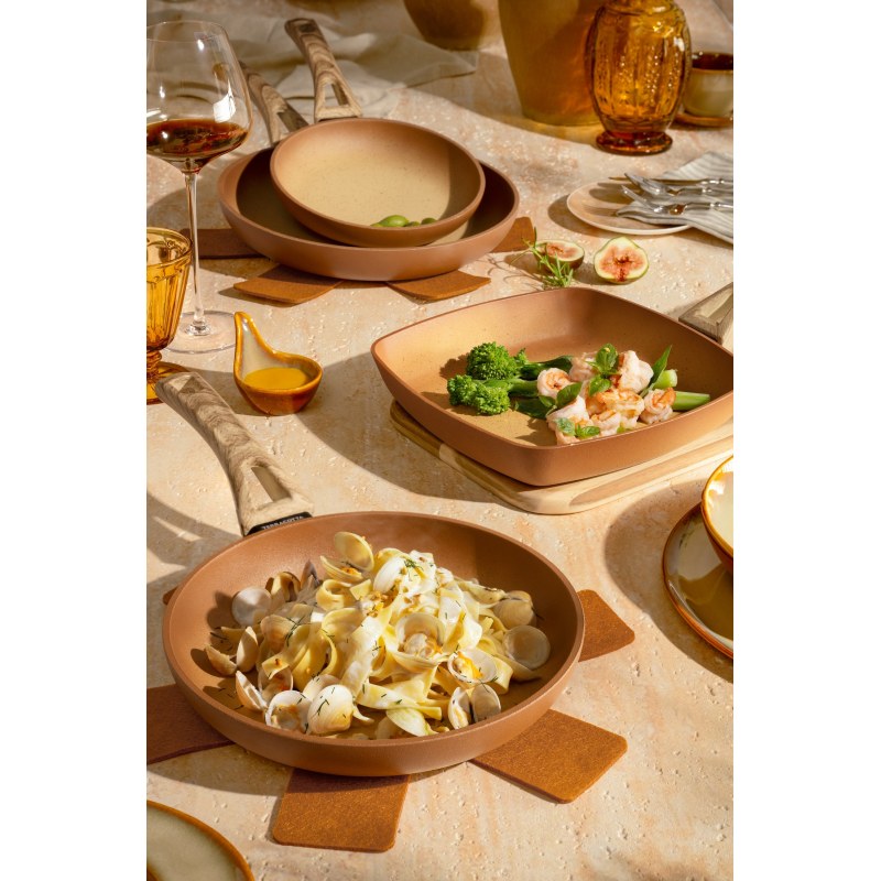 Terracotta 28cm Wok Pressed AL