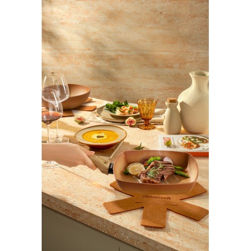 Terracotta 28cm Wok Pressed AL