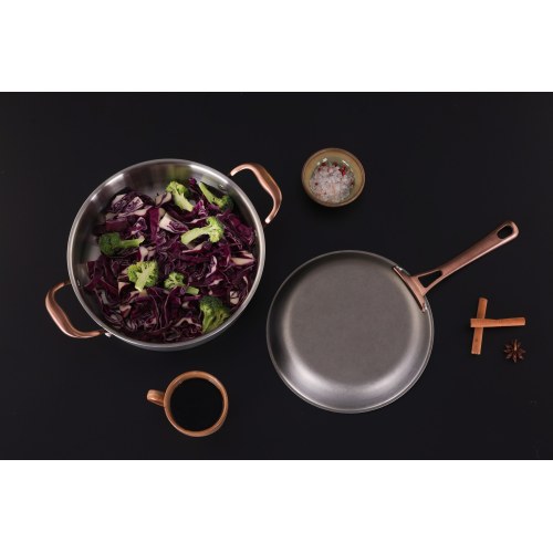 Vintage 28cm Wok Tri-Ply SS
