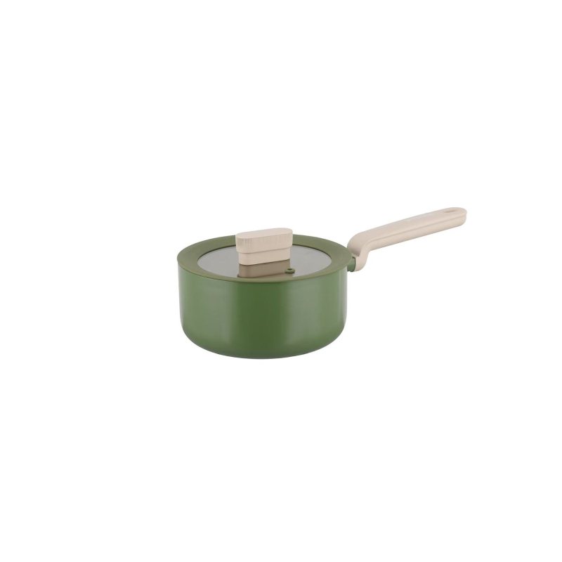Amvegan 18cm Sauce Pan W/Lid Pressed Aluminum