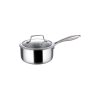 Lume 18cm Sauce Pan W/Lid Tri-Ply SS
