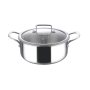Lume 24cm Casserole W/Lid Tri-Ply SS