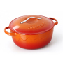 Alfetta Cast Iron 22cm Casserole W/Lid Cast Iron