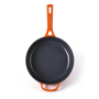 Alfetta Cast Iron 25cm Deep Fry Pan W/Lid Cast Iron