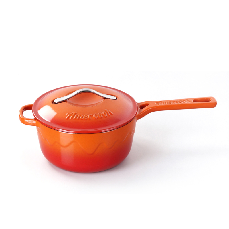 Alfetta Cast Iron 18cm Sauce Pan W/Lid Cast Iron