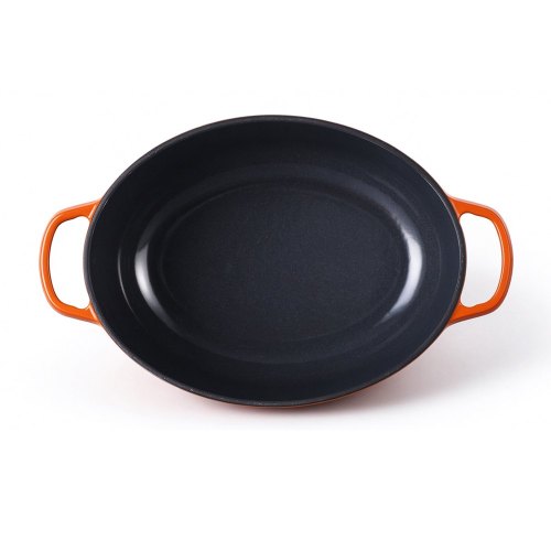 Alfetta Cast Iron 30cm Oval Casserole W/Lid Cast Iron