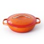 Alfetta Cast Iron 28cm Shallow Pot W/Lid Cast Iron